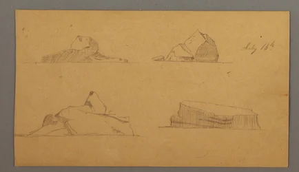 Floating Icebergs, July 16, 1859