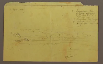 Goat Island and Canadian Falls, possibly 1856