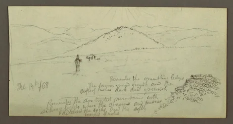 Heap of Stones, Plain and Mountains, Sun, February 19, 1868