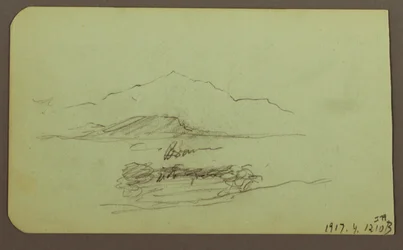 Hills, Cattle; Landscape, 1883