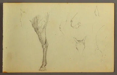 Horse Studies, possibly 1844