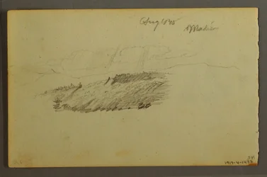 House, Sailboat, Plant, September 1844