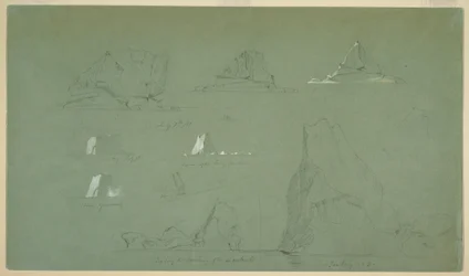 Icebergs, July 7 and 9, 1859