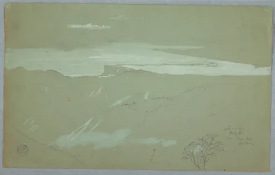 Jamaican Coast and Sky Seen from near Captain Kent, Bellevue, Jamaica, July 1865