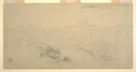 Landscape Composition: Suggested by Scenery on the Road Between Paso, Colombia and Quito, Ecuador, August 26, 1853