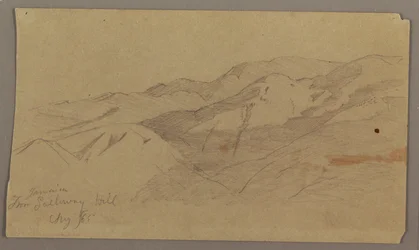 Landscape View from Farm Galleway Hill, Jamaica, West Indies, August 1865
