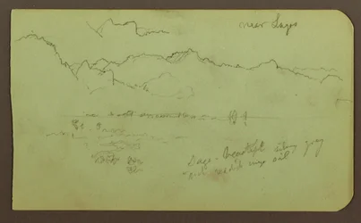 Landscape "Near Lagos"; Verso: Landscape, 1883