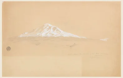 Mount Chimborazo from the House of Senior Pablo Bustamante, Riobamba, Ecuador, July 14, 1857