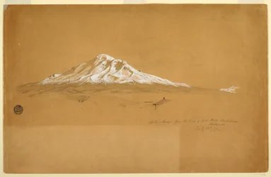 Mount Chimborazo from the House of Senior Pablo Bustamante, Riobamba, Ecuador, July 14, 1857
