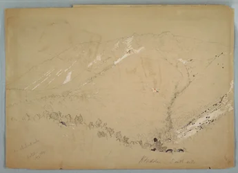 Mount Katahdin, shown from south, August 1852