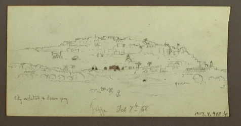 Mountain Looking Over Water, February possibly 1868