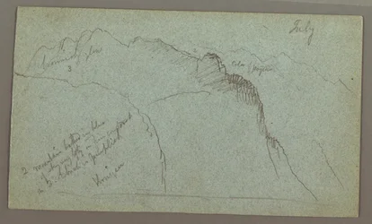 Mountain Peaks, July possibly 1868