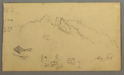 Mountain Peaks, Roadside Shrine, August 1868