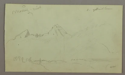 Mountain Peaks, possibly 1868