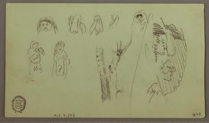 Mountain Range, Figure Studies, May possibly 1868