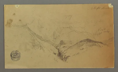 Mountain Study, possibly 1868