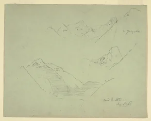 Mountains near Abtenau, Salzkammergut, August 5, 1868