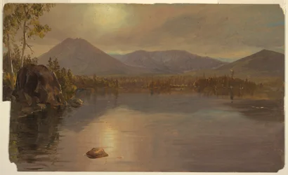 Mounts Katahdin and Turner from Lake Katahdin, Maine, 1855–60