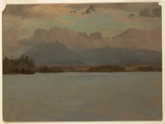 Mt. Katahdin from Lake Katahdin, 1855–65
