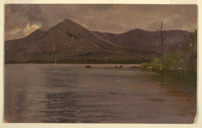 Mt. Katahdin from Lake Katahdin, 1877