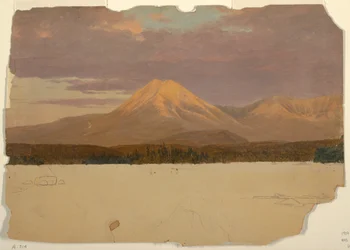 Mt. Katahdin from Lake Katahdin, 1878