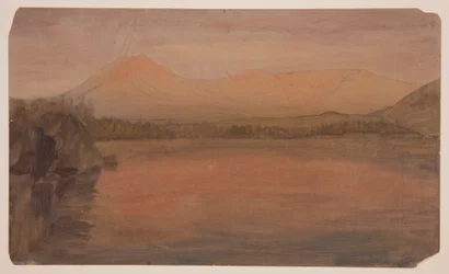 Mts. Katahdin and Turner from Lake Katahdin, 1860-78