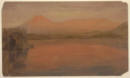 Mts. Katahdin and Turner from Lake Katahdin, 1860-78