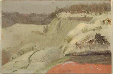 Niagara Falls in the Snow, seen from Goat Island, 1856