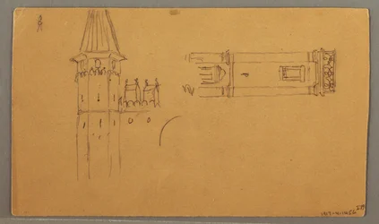 Plains, Architectural Studies, June 4, 1868