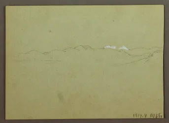 Plant and Landscape Study, April 28, 1869