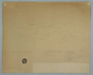 Rain Falling from a Cloudy Sky over Mountain Ridges, Hacienda Chillo, Ecuador, July 27, 1857