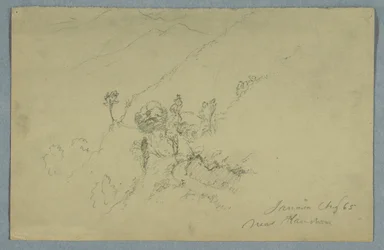 Road through the Blue Mountains, near Homestead, Jamaica, August 1865