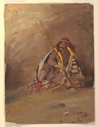 Seated Bedouin, probably February 1868