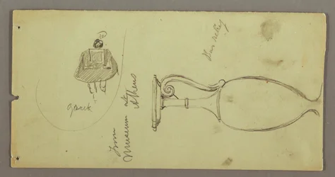 Studies of Objects from Athens Museum, possibly 1869
