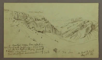 Study of Side of a Valley, May 4, 1868