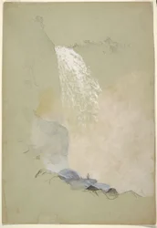 Study of Tequendama Falls near Bogotá, Colombia, July 1853