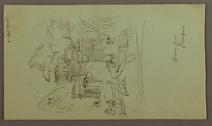 Study of a Fresco from Pompeii, possibly 1868–69
