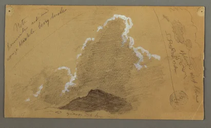 Summit with Large Clouds, possibly 1868