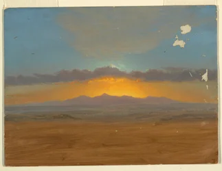Sunset, 1865–66