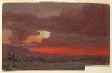 Sunset, Hudson, New York, July 1861