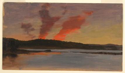 Sunset Near Bar Harbor, Maine, ca. 1862