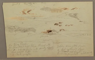 Sunset, possibly 1860