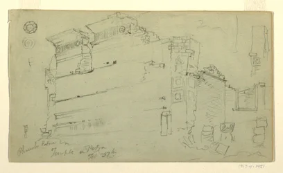 Temple, Petra, Jordan, February 27, 1868