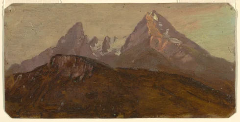 The Watzmann, Berchtesgaden, Bavaria, 1868