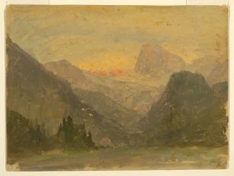 The Watzmann, near Berchtesgaden, 1868
