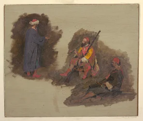 Three Bedouins, 1868-69