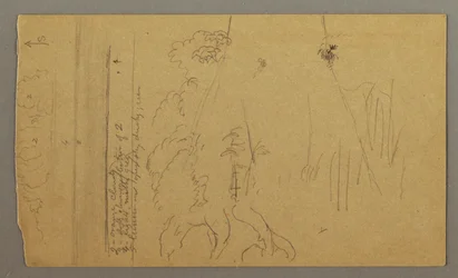 Tree Trunk and Roots, possibly 1865–66