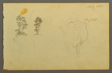 Trees, Cow, 1844