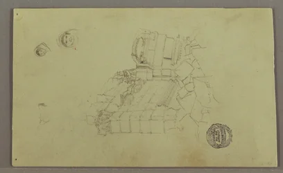 Two Heads, Ruins, possibly 1868