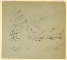 Valley with a Bridge near Macugnaga, September 12, 1868